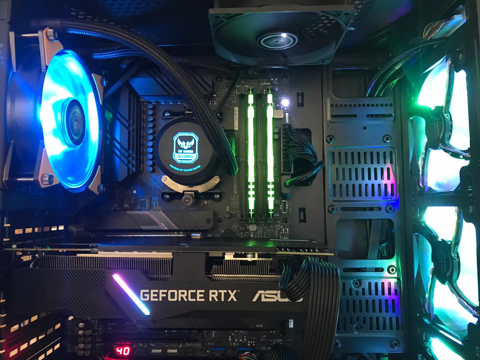 Ryzen5 3600x/liquid cooler/16GB/SSD480 /HHD2TB/RTX 2080 Pc y Juegos