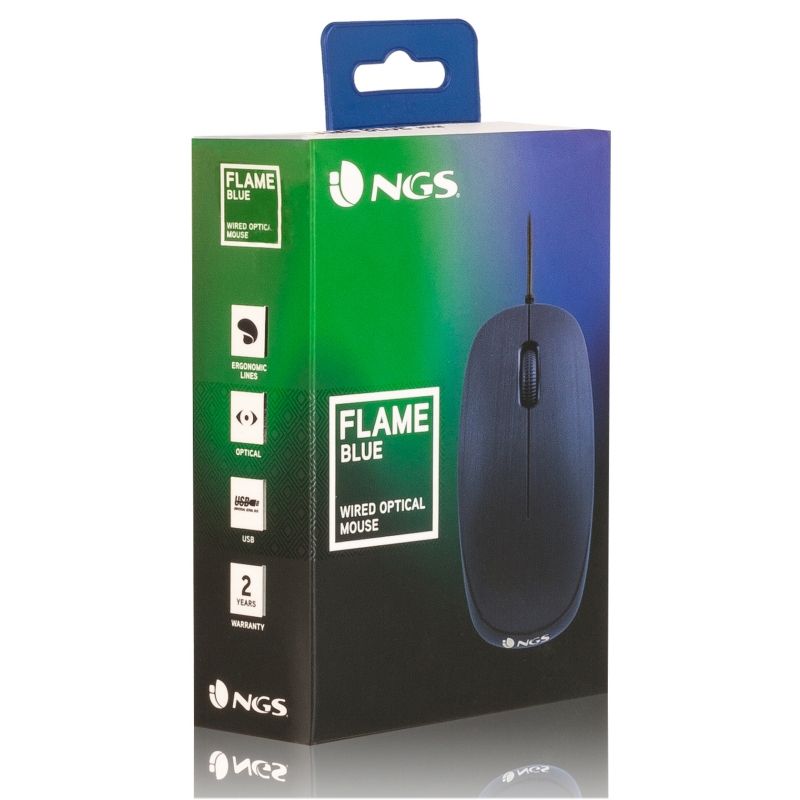 NGS Raton óptico blueflame 1000 Dpi Azul 4 NGS Raton óptico blueflame 1000 Dpi Azul - Imagen 2