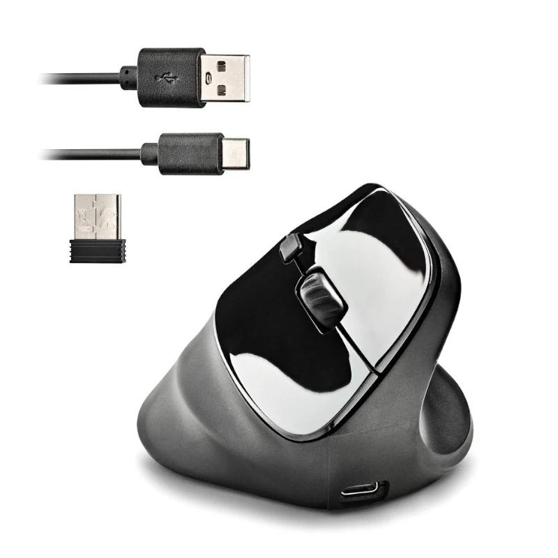 NGS Raton Vertical EVOMOKSHA Inalambrico Negro 4 NGS Raton Vertical EVOMOKSHA Inalambrico Negro - Imagen 2