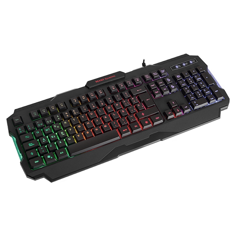 Mars Gaming MRK0 Tec. Gaming 3 Modos RGB Rainbow 4 Mars Gaming MRK0 Tec. Gaming 3 Modos RGB Rainbow - Imagen 2