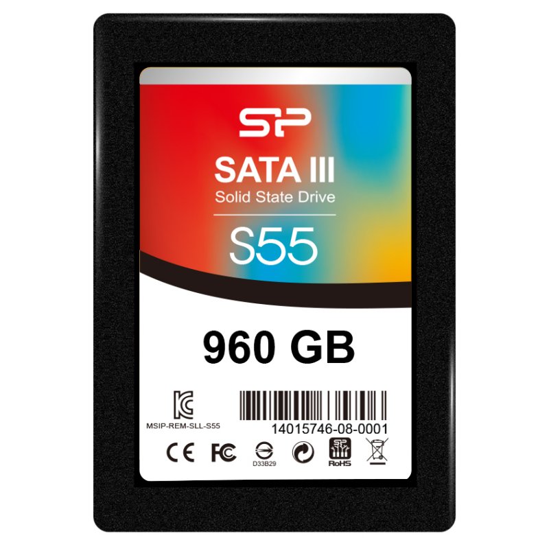 SP S55 SSD 960GB 2.5" 7mm Sata3 4 SP S55 SSD 960GB 2.5" 7mm Sata3 - Imagen 2