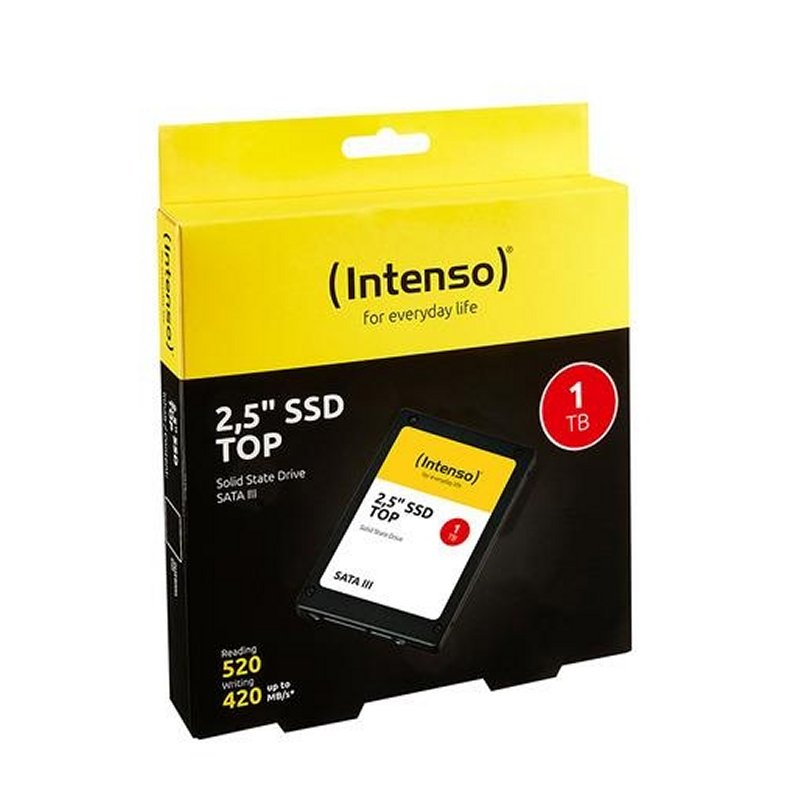 Intenso 3812460 Top SSD 1TB 2.5" Sata3 4 Intenso 3812460 Top SSD 1TB 2.5" Sata3 - Imagen 2