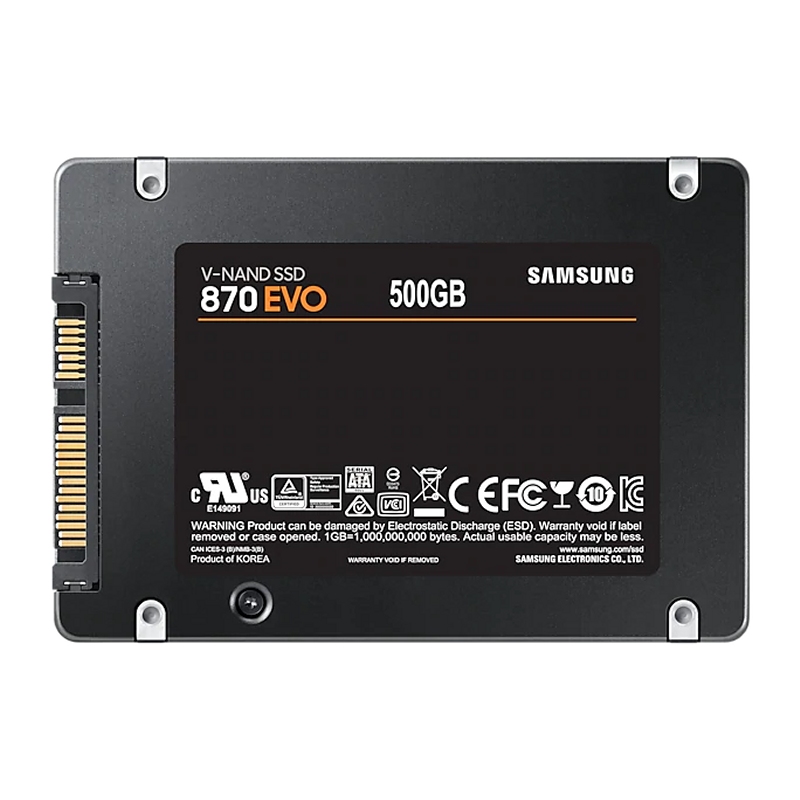 Samsung 870 Evo SSD 500GB 2.5" SATA3 5 Samsung 870 Evo SSD 500GB 2.5" SATA3 - Imagen 3