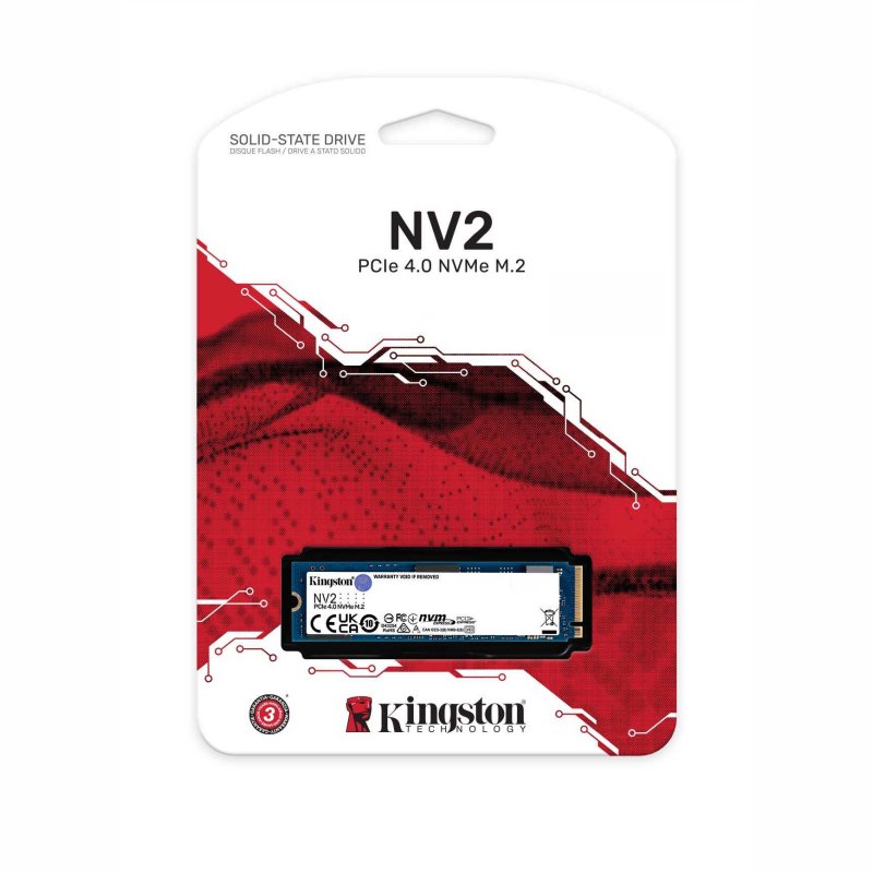 Kingston NV2 SSD 500GB PCIe NVMe Gen4.0 5 Kingston NV2 SSD 500GB PCIe NVMe Gen4.0 - Imagen 3