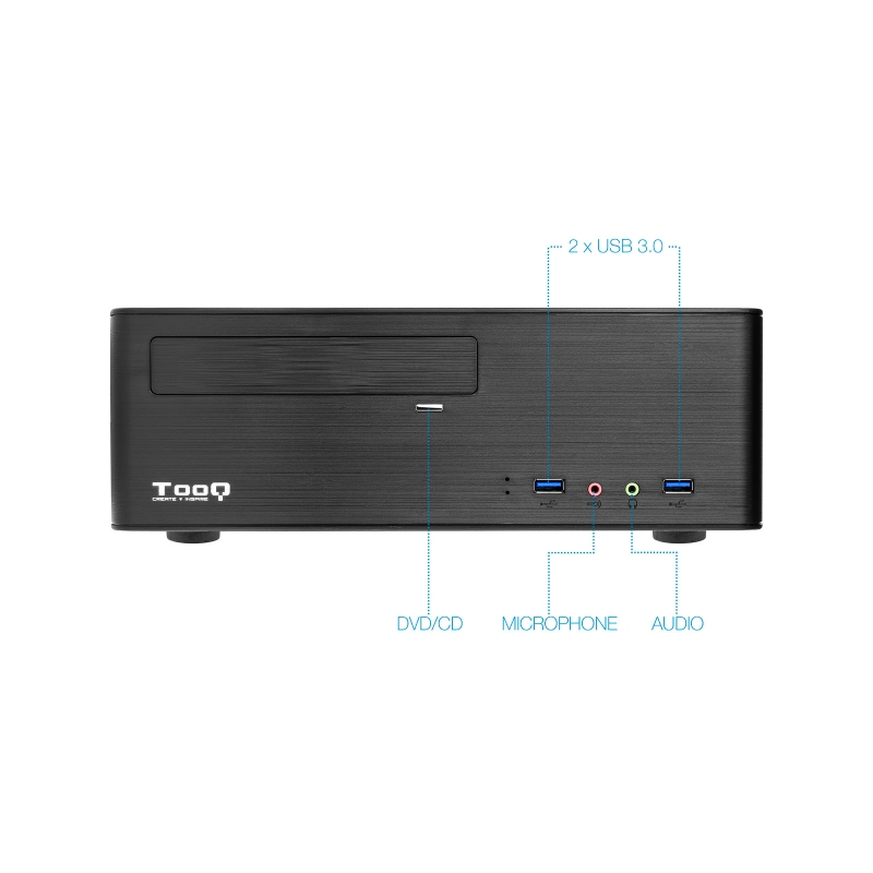 Tooq Caja Micro ATX/ITX TQC-3006DU3C 500W USB3.0 5 Tooq Caja Micro ATX/ITX TQC-3006DU3C 500W USB3.0 - Imagen 3