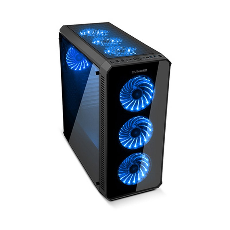 Nox Caja Semitorre E-ATX HUMMER TGX RGB Cristal T 4 Nox Caja Semitorre E-ATX HUMMER TGX RGB Cristal T - Imagen 2