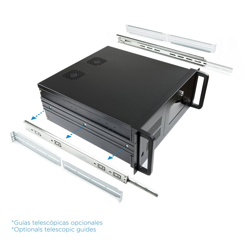 Tooq Caja RACK-406N-USB3 4U 19" ATX Sin F.A Negro 6 Tooq Caja RACK-406N-USB3 4U 19" ATX Sin F.A Negro - Imagen 4