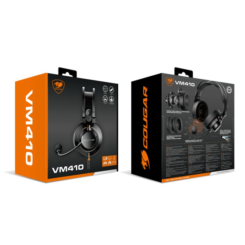 Cougar Auriculares VM410 Gaming Classic 6 Cougar Auriculares VM410 Gaming Classic - Imagen 4