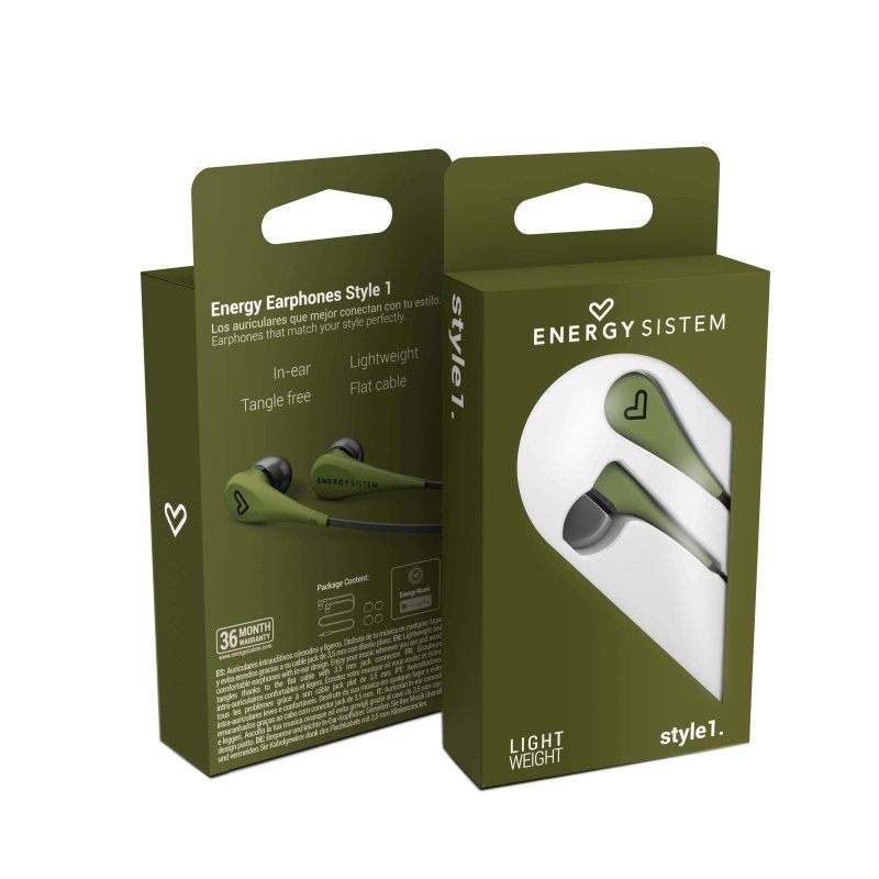 Energy Sistem Auricular Intrauditivo Style 1 Verde 6 Energy Sistem Auricular Intrauditivo Style 1 Verde - Imagen 4